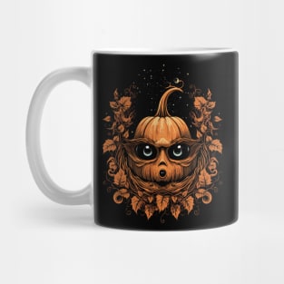 Halloween Pumpkin, Spooky Pumpkin Face Mug